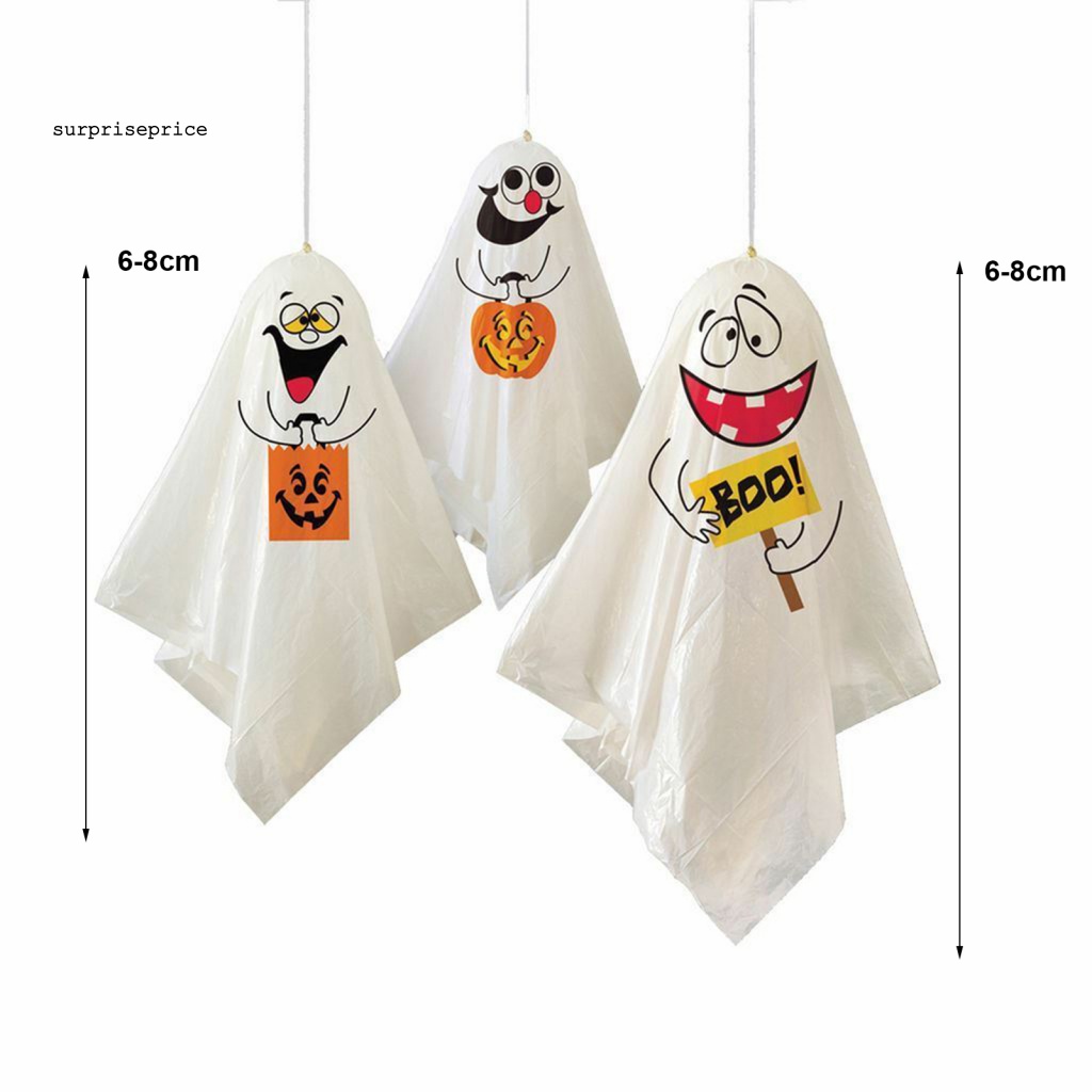 Đạo Cụ Treo Trang Trí Halloween Hình Con Ma Dễ Thương