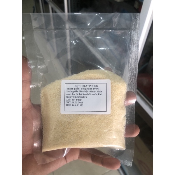 Bột Gelatine  - Bột Gelatin 100G