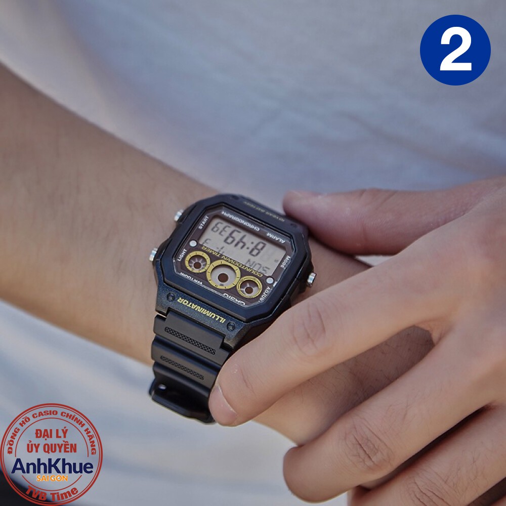 Đồng hồ nam dây nhựa Casio chính hãng Anh Khuê AE-1300 Series (42mm)