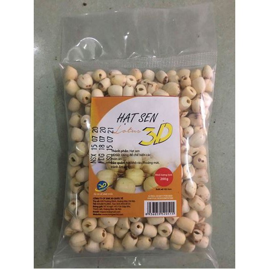 HẠT SEN KHÔ 200G