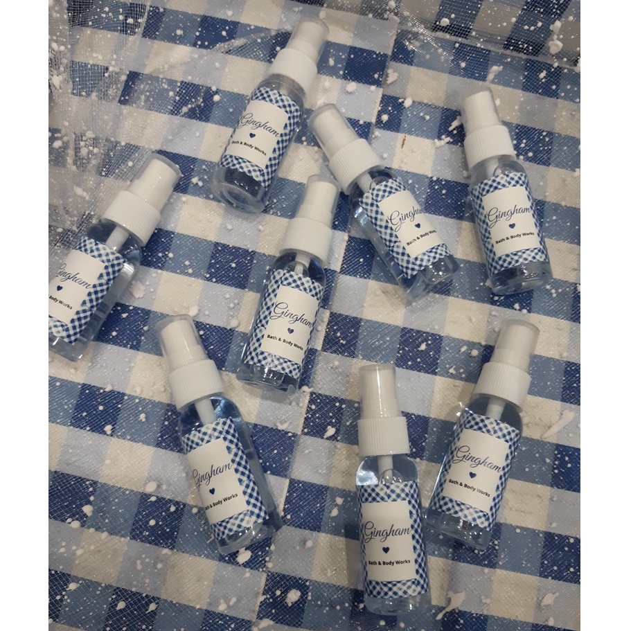 xịt thơm body mist bath & body works⚡GIẢM SỐC⚡ gingham chai travel mini 33ml