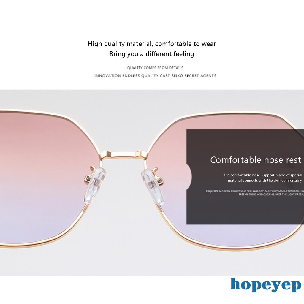 Kính Mát Nữ Oversize Gọng Kim Loại Chống Tia Uv | BigBuy360 - bigbuy360.vn