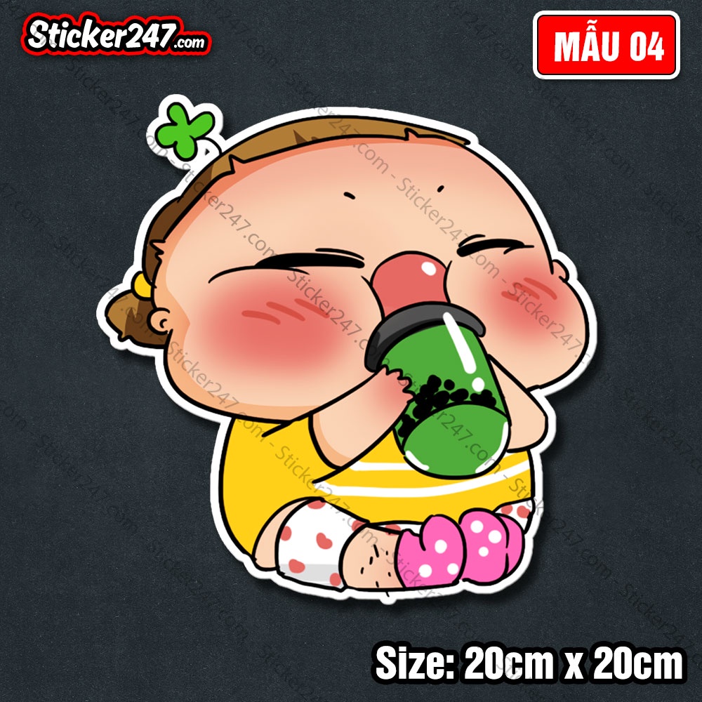 Decal Trang Trí Quán Trà Sữa Quỳnh Aka, Gấu Dâu Lotso 🌈𝑭𝒓𝒆𝒆𝒔𝒉𝒊𝒑 Sticker Trà Sữa Khổ Lớn Chống Nước, Decal Dán Tường