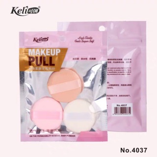 Set 3 chiếc bông phấn trang điểm Keli