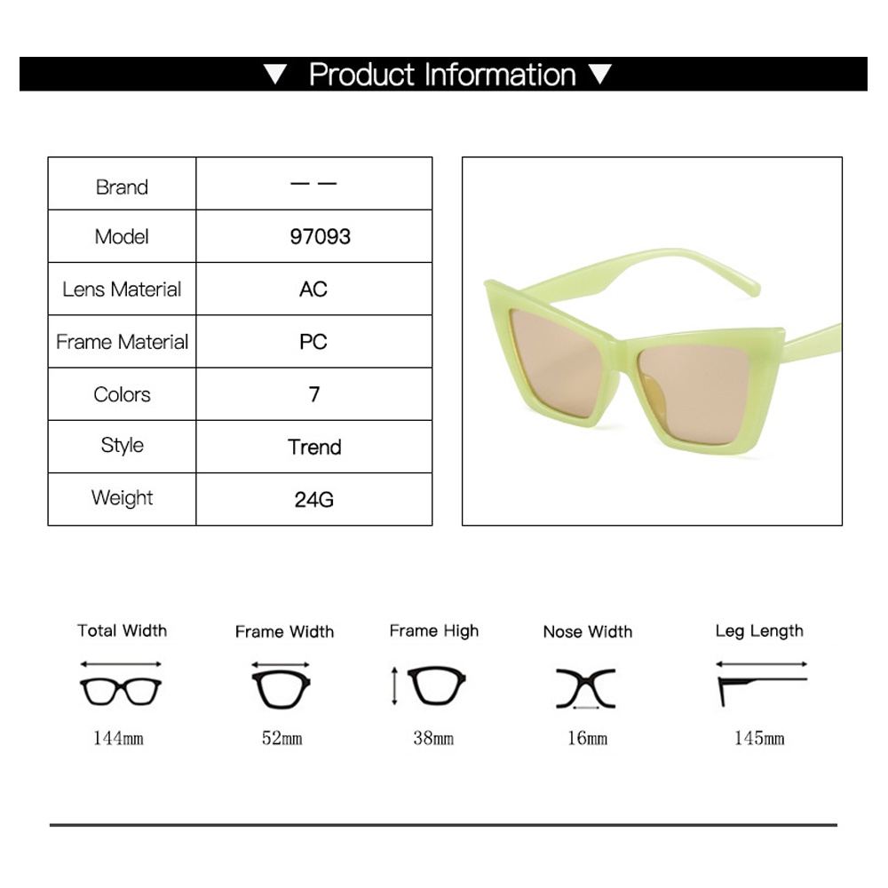 Kính mát mắt mèo chống tia UV400 phong cách cổ điển sang trọng dành cho cả nam và nữ