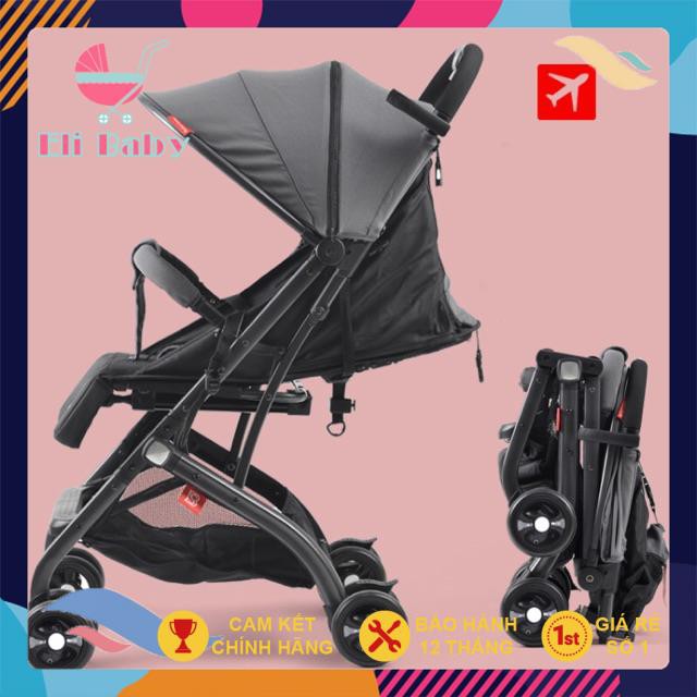 Xe Đẩy Cho Bé Du Lịch Gấp Siêu Gọn, Xe Đẩy Em Bé 3 Tư Thế, nhẹ, Chống Sốc Bánh Trước,Sau Hàng Chính Hãng Becouse