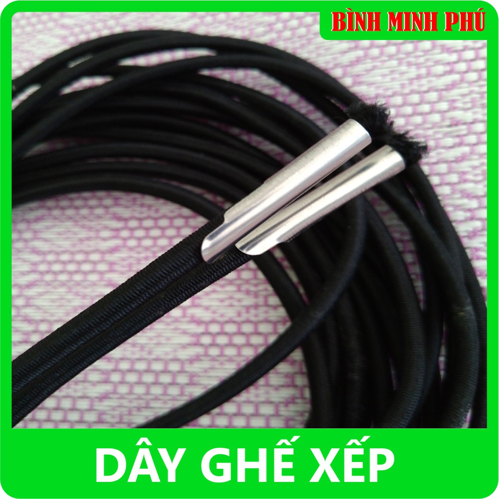 Set dây thun Bungee ghế xếp thư giản mình phú rope made in VIETNAM