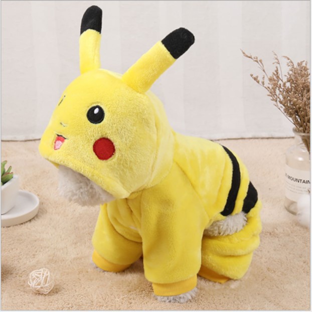 Áo 4 chân Pikachu siêu rẻ đẹp cho thú cưng