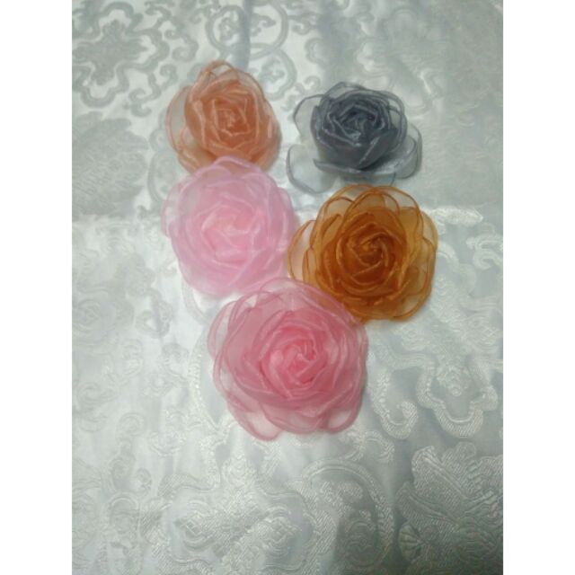 Hoa voan handmade 6cm