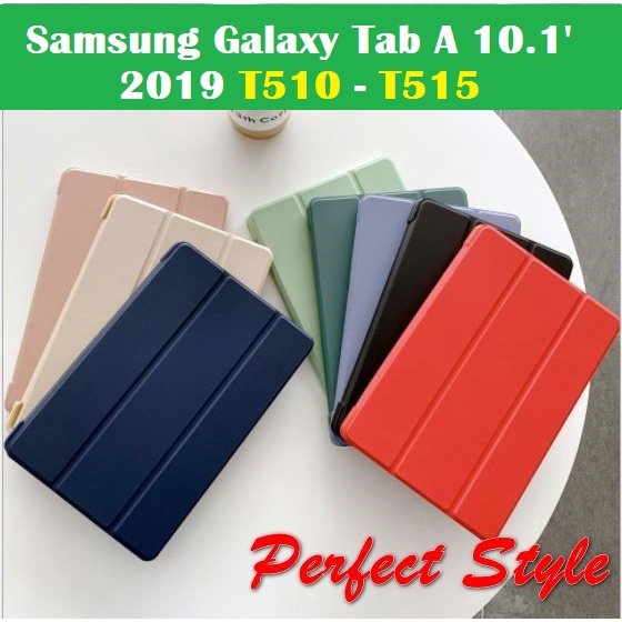 Bao Da Samsung Galaxy Tab A 10.1 2019 T510 T515 Nắp Gập Từ Tính tự động tắt mở màn hình