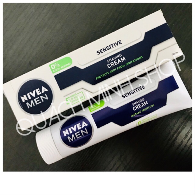 Kem cạo râu NIVEA Sensitive Shaving cream - Hàng Úc