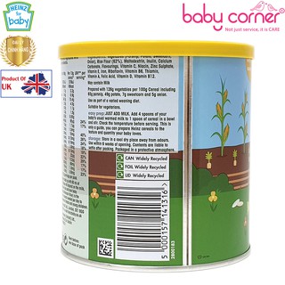 Bột Ăn Dặm HEINZ vị Gạo và Rau Củ Xay Nhuyễn Cho Bé Từ 6 Tháng (Hộp 200g)