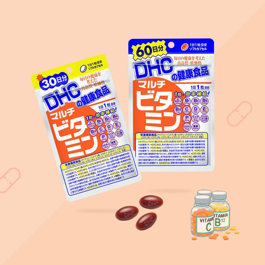 [Mã FMCGMALL - 8% đơn 250K] Viên uống Vitamin tổng hợp DHC Multi Vitamins (30 ngày x 30 viên) 15g | WebRaoVat - webraovat.net.vn