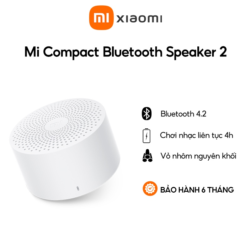 Loa Bỏ Túi Xiaomi Mi Compact Speaker 2 - Hàng chính hãng - Bảo hành 6 tháng