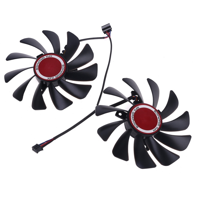 Bộ 2 Quạt Tản Nhiệt 95mm Fdc10U12S9-C Cf1010U12S Cho Xfx Radeon Rx580 Rx590