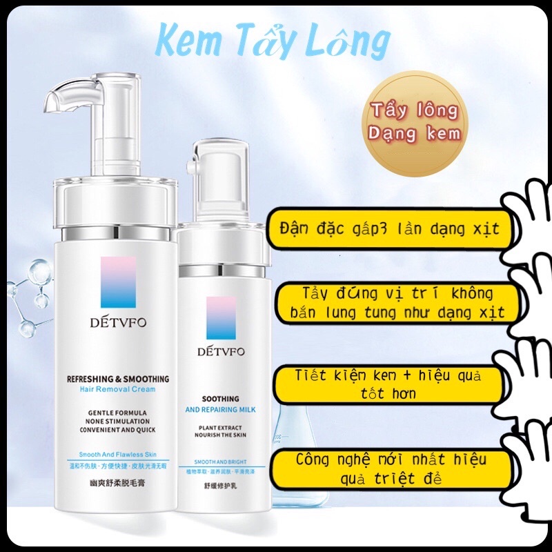 Kem Tẩy lông [ TẨY LÔNG TOÀN THÂN ] cấp ẩm và dưỡng da | BigBuy360 - bigbuy360.vn