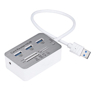 Đầu Đọc Thẻ Nhớ 3 Cổng Usb 3.0 Cho Ms / M2 / Sd / Tf / Micro-Sd