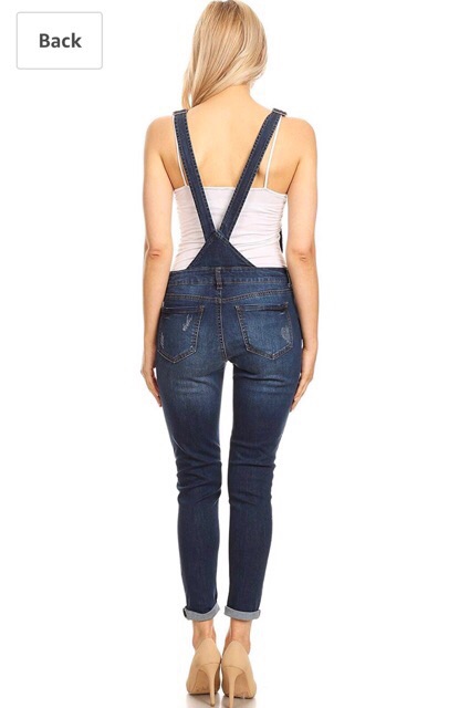 Yếm jean dư rách xước dư xịn - có Bigsize