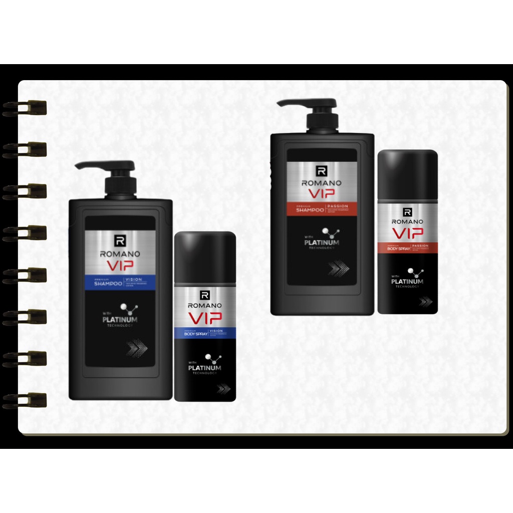 ROMANO - COM BO DẦU GỘI + XỊT KHỬ MÙI ROMANO VIP