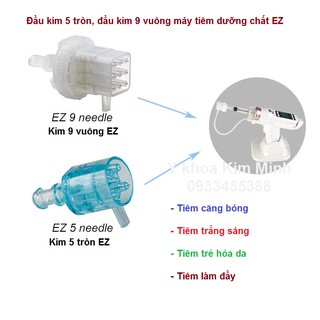 Kim tiêm máy kim 5- kim 9- đầu lọc - dây dẫn khí - xi lanh máy tiêm