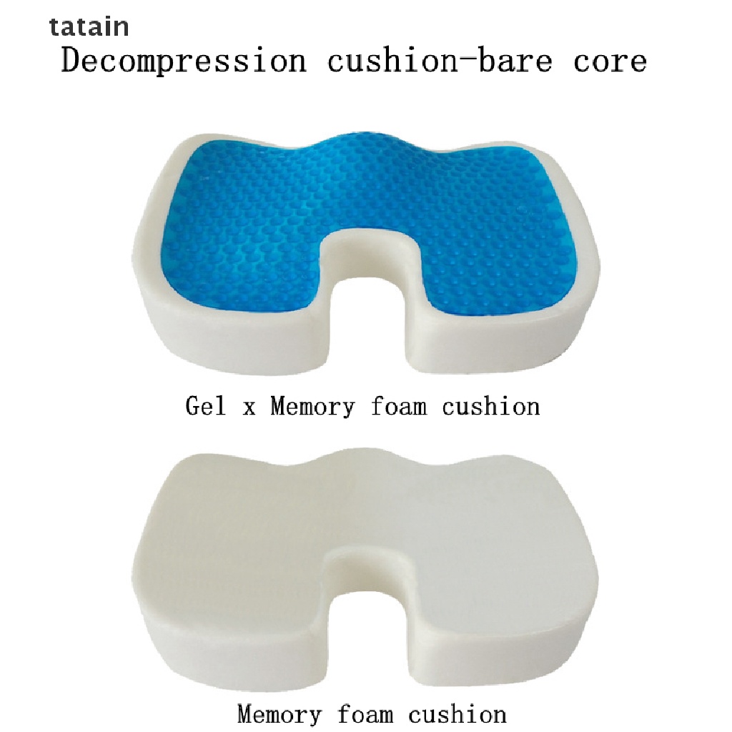 [TAT] Gel Orthopedic Memory Cushion Foam U Coccyx Travel Seat Massage Healthy Sitting CVX