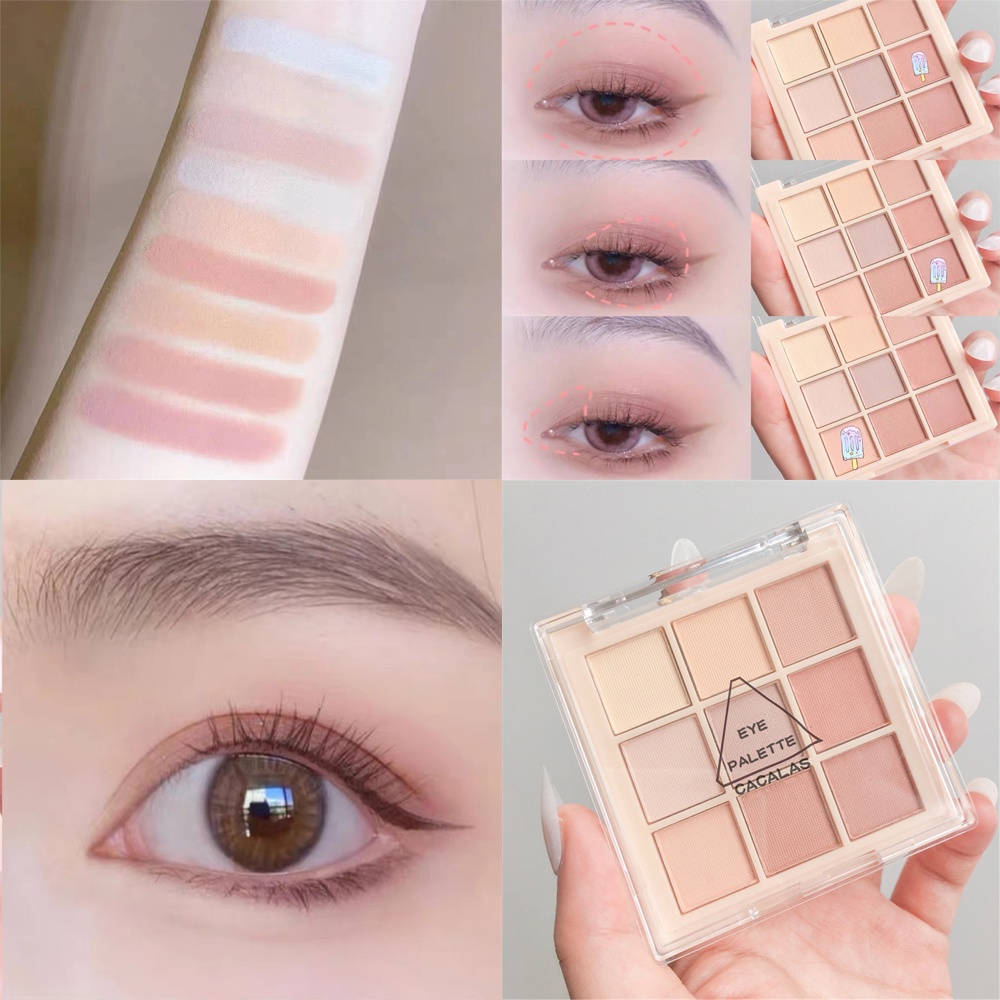 [Hàng mới về] Bảng phấn mắt tông lì nude trang điểm lâu trôi thời thượng | BigBuy360 - bigbuy360.vn