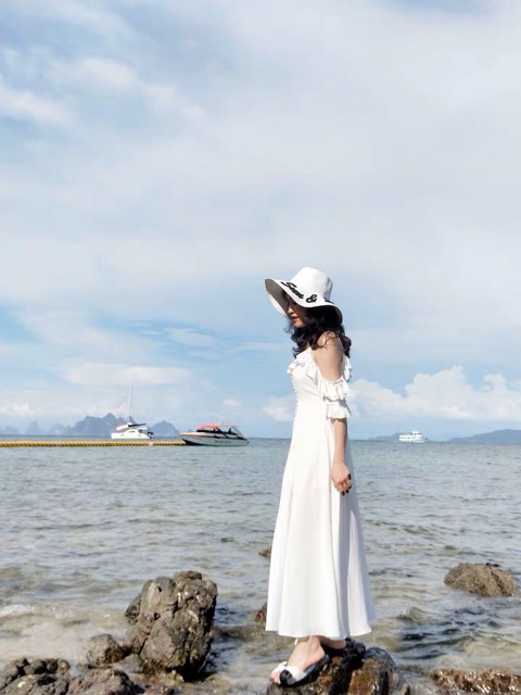 váy hai dây trễ tay (order ML) | BigBuy360 - bigbuy360.vn