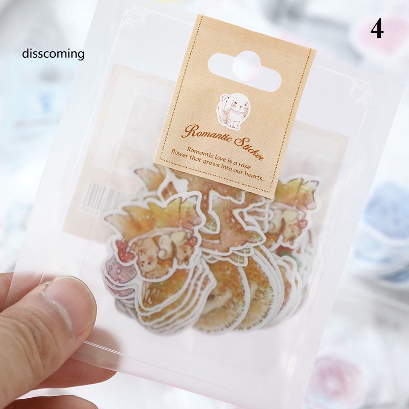 Set 70 nhãn dán trang trí album/sổ lưu niệm dễ thương