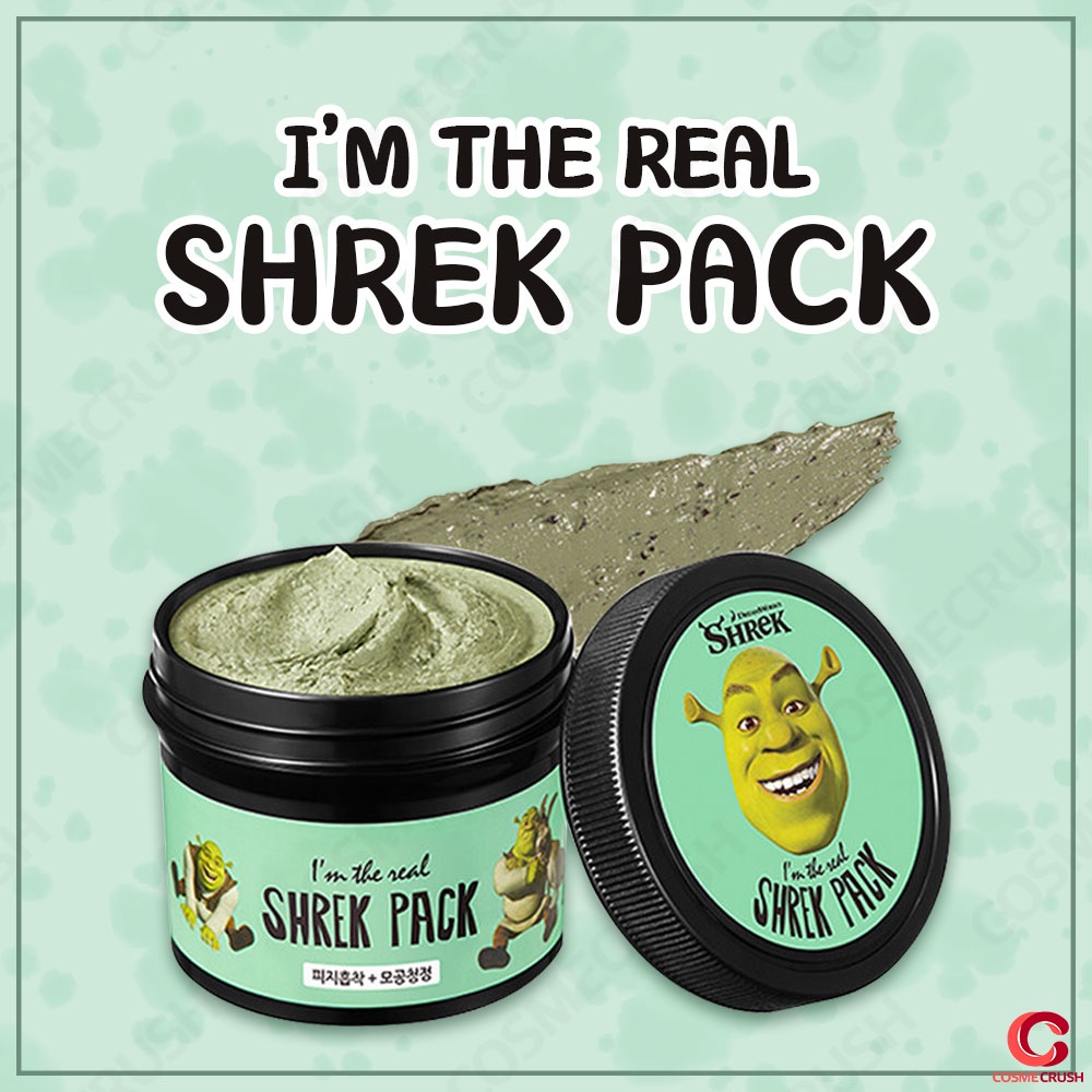 [Hàng mới về] Mặt Nạ Đất Sét Bạc Hà Dreamworks I’m The Real Shrek Pack 110g