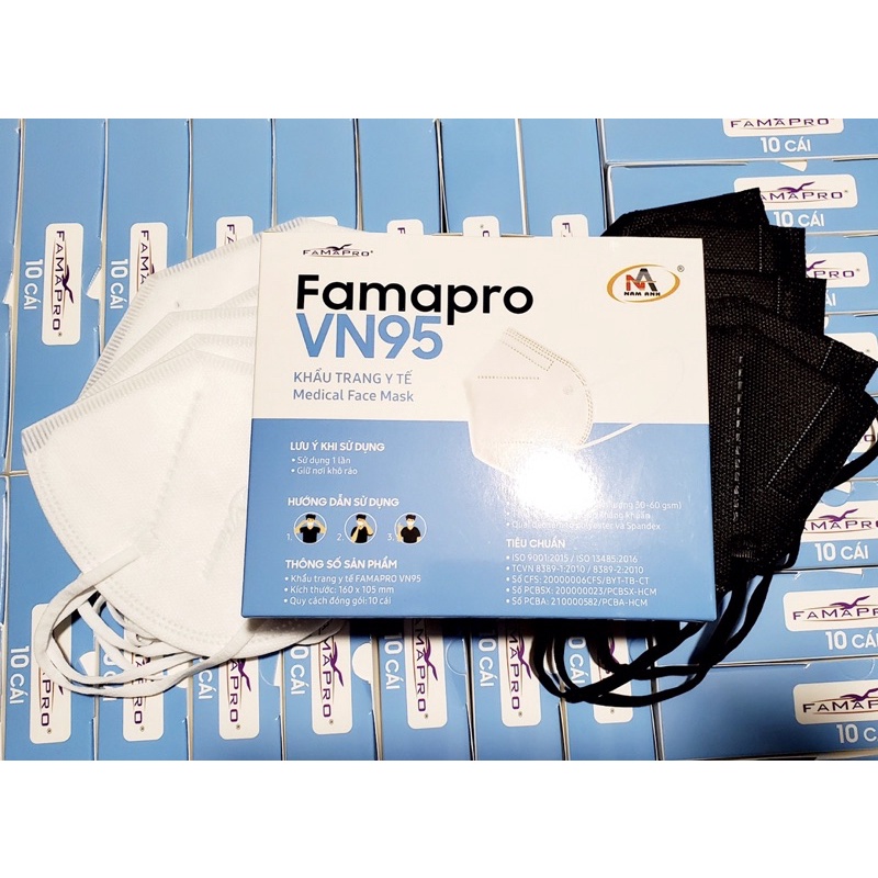 Khẩu Trang N95, VN95 Famapro Nam Anh chính hãng