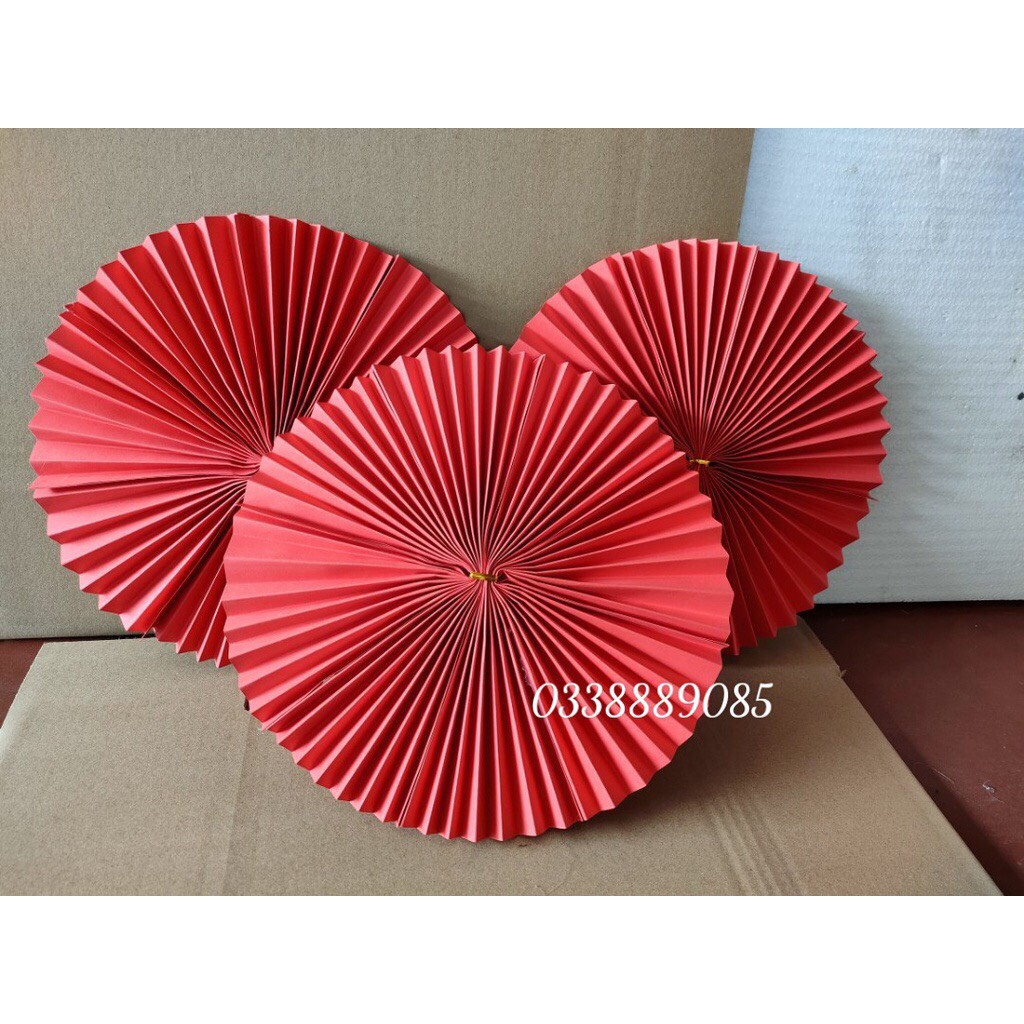 Quạt tròn làm oản,trang trí Tết siêu đẹp
