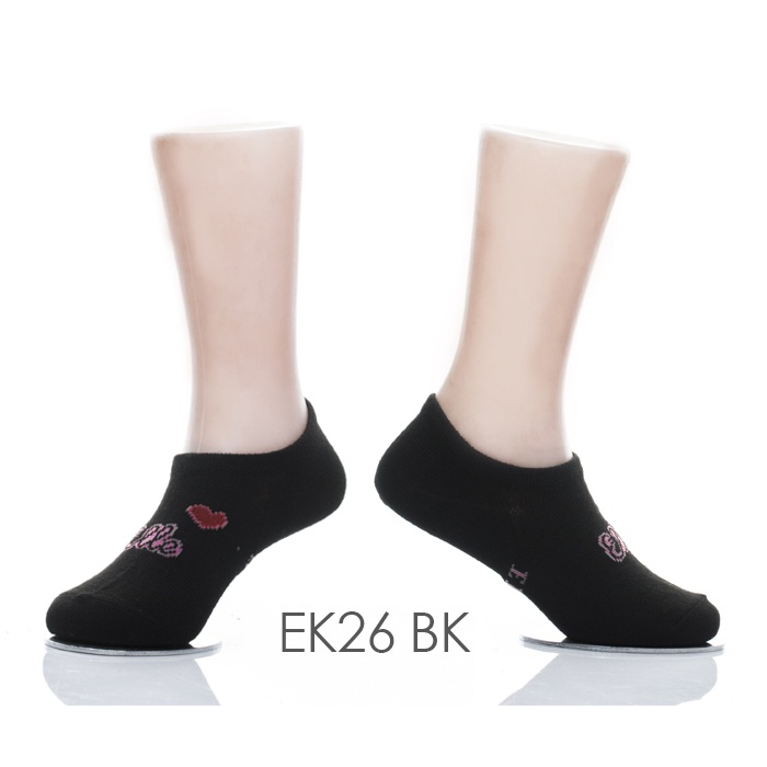 Tất Không Cổ Dành Cho Trẻ Em 5-8 Tuổi Thương Hiệu ELLE EK26 Màu Đen