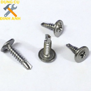 Vít tự khoan đầu dù inox