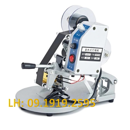 MÁY IN DATE DY8-TẶNG KÈM 1 CUỘN MỰC IN DATE-MÁY IN DATE DẬP TAY DY-08