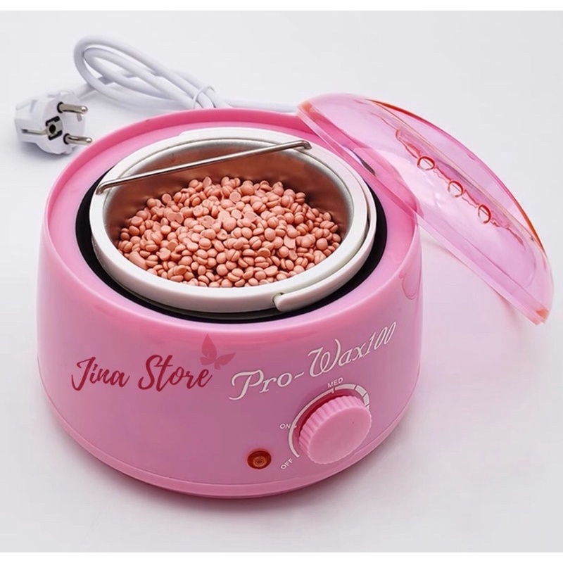 Nồi wax pro 100 nấu sáp wax lông tiện lợi nhanh chóng, dễ sử dụng và tặng kèm quà, tinastore29