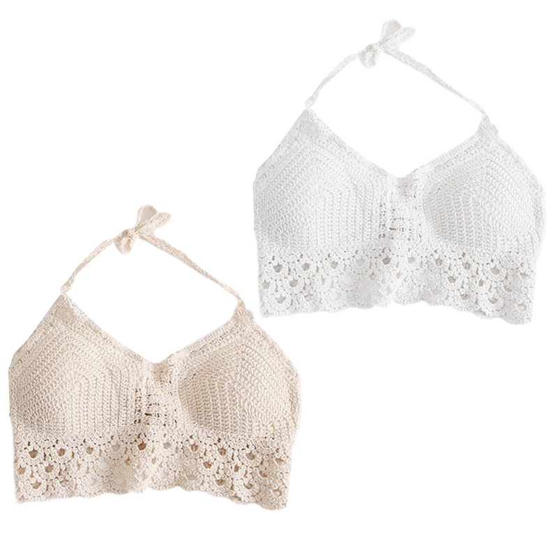 Áo Ngực Crop Top Cổ Chữ V Có Đệm Mút 10MK Hở Lưng Quyến Rũ Dành Cho Nữ Đi Biển Mùa Hè Bu