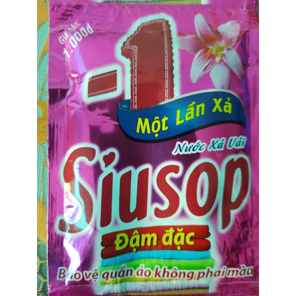 [FREESHIP] Nước xả vải SIUSOP 5 Gói & 1G / 1K