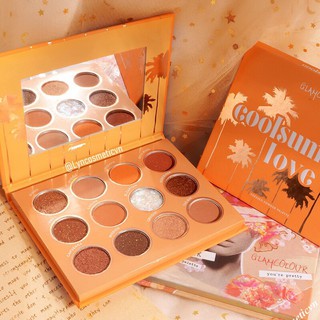 Bảng phấn mắt cool summer love 12 ô phấn của glamcolour