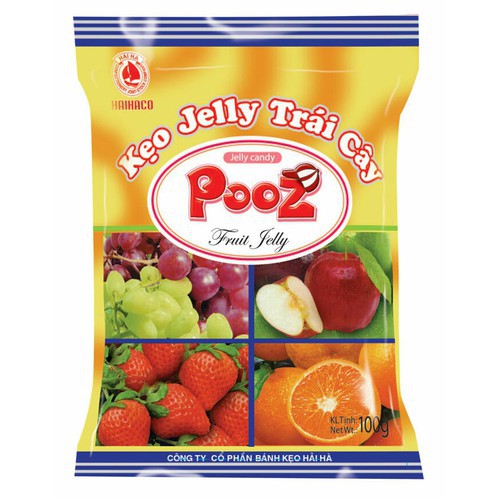 Kẹo Dẻo Trái Cây Jelly Pooz 100gr Đủ Vị