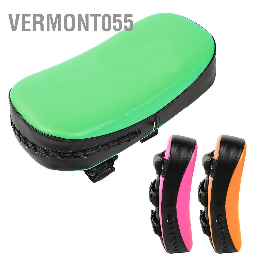Vermont055 Thicken Kick Boxing Punching Mitts Pads Strike Curved Training Focus Target Muay Thai