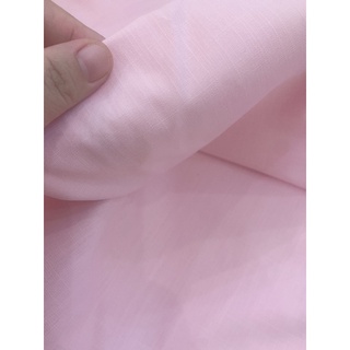 Vải thô Linen hồng tím nhạt (15k/0,5m)