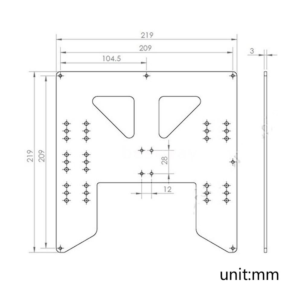 Phụ Kiện Bằng Nhôm Nhôm Cho Máy In 3d Prusa I3 / Anet A8