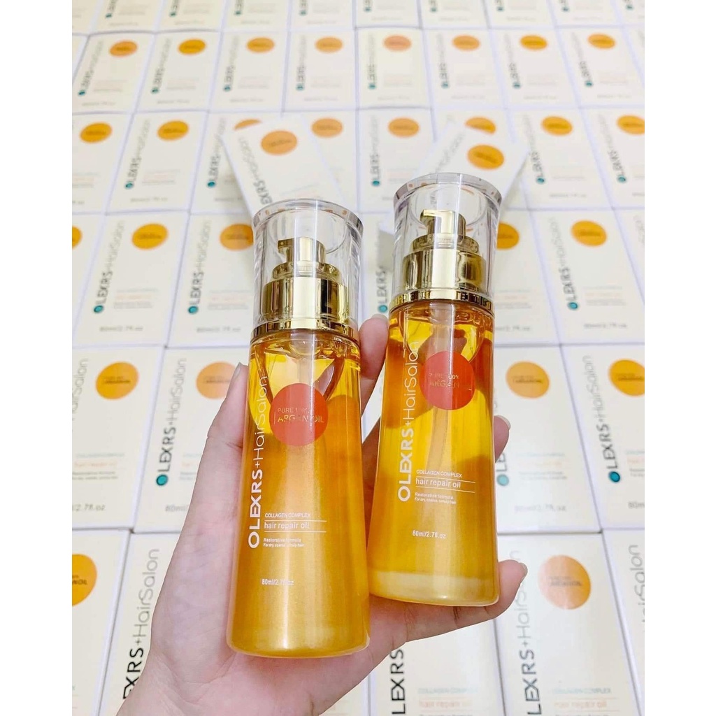 Dưỡng Tóc Olexrs Phục Hồi Tóc Hư Tổn Collagen Complex Hair Repair Oil - 80ml
