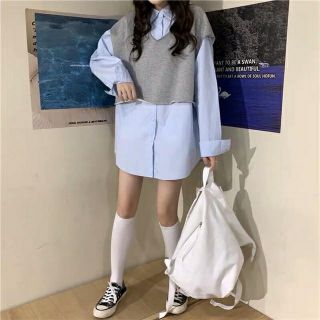 Sét 2 món sơmi croptop