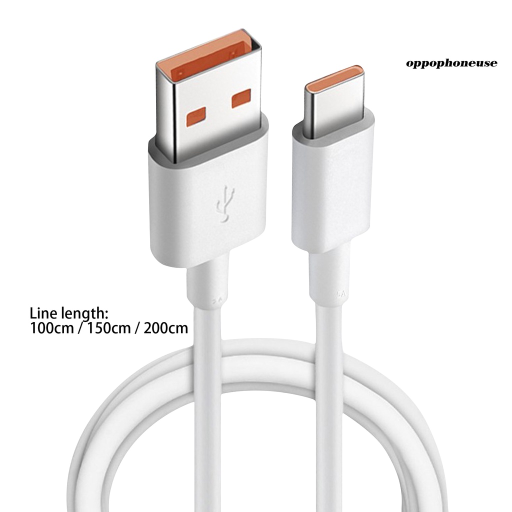 Dây cáp sạc dữ liệu loại C 2 trong 1 6A 66W nhanh cho Xiaomi