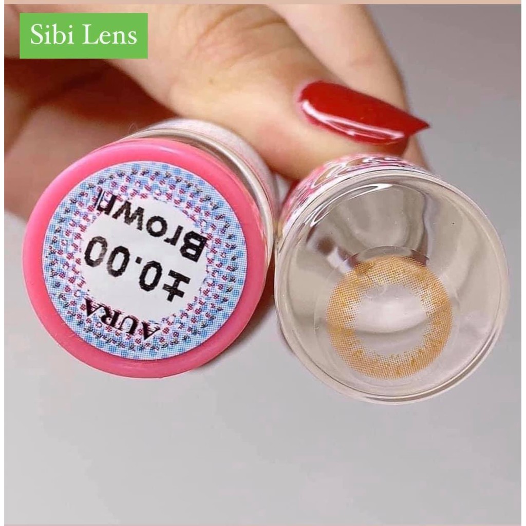 Lens Aura Brown - lens Chuẩn Thái  - Cam Kết Chính Hãng