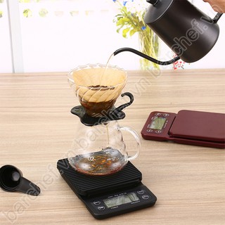 Cân điện tử có đếm thời gian BC3012 màu đen (max=3kg d=0.1g)