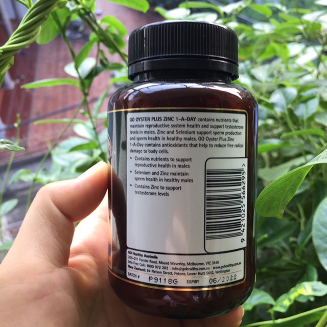 TINH CHẤT HÀU TƯƠI GO HEALTHY OYSTER PLUS ZINC - 120 viên | BigBuy360 - bigbuy360.vn
