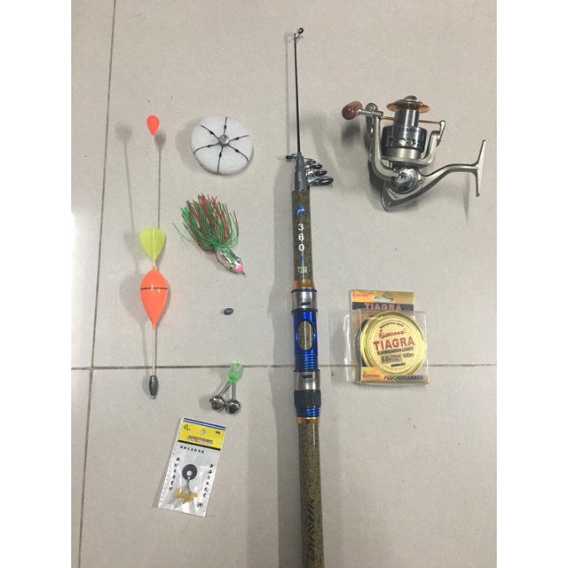 Combo cần DAIWA T230 3m6 và máy câu LC 6000 siêu chất lượng