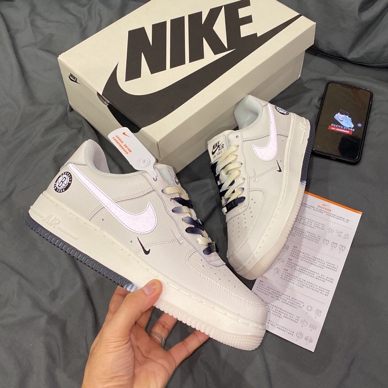GIÀY AF1 BROOKLYN CREAM LAI AU [ FULL BOX + FREE SHIP ]
